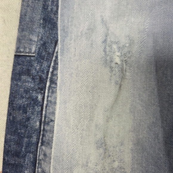 NWT AG Blue Ultrasoft Digital Photo Drew Boyfriend Jeans Women's 28 Pants  $325 - Picture 3 of 9